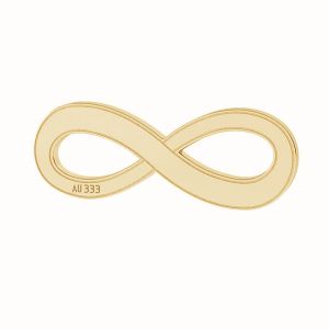 Infinity sign pendant*gold 333*LKZ8K-30015 - 0,30 6x16 mm