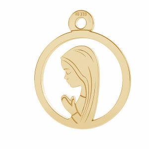 Our Lady gold pendant*gold 333*LKZ8K-30021 - 0,30 10,5x12,9 mm