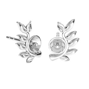 Snake pendant base for Swarovski pearls*sterling silver*ODL-00774 4x22 mm (5818 MM 4, 5818 MM 6)