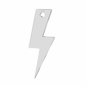 Lightning pendant*sterling silver*LKM-2827 - 0,50 7,9x21
