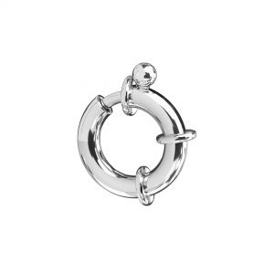 Federing clasps, sterling silver 925, AM 18,5 mm