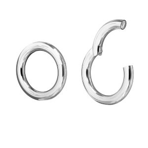 CHO 22 mm - round silver clasps 22 mm, sterling silver 925