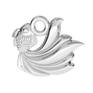 Fish pendant*sterling silver 925*ODL-00782 10,5x12 mm