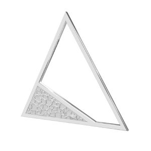 Triangle pendant, sterling silver 925, LKM-2746 - 0,50 17,4x20 mm