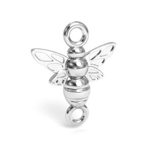 Bee pendant silver, sterling silver 925, CON 1 E-PENDANT 641 13,1x10,6 mm