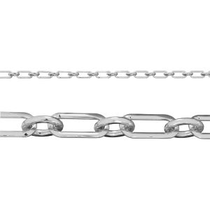 Anchor bulk chain*sterling silver 925*AF 100 1+1 3,6x8,6 mm (POLISHED)