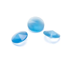 RIVOLI blue onyx 12 MM GAVBARI, round semi-precious stone