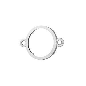 Pendant - setting for Rivoli stones*sterling silver 925*ODL-00894 11x23 mm