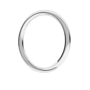 Round ring, sterling silver 925, OB 1,9x17,4 mm