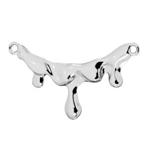 Long drop pendant*sterling silver 925*OWS-00121 4,9x20,8 mm