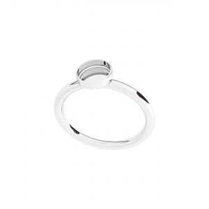 Round ring resin base*sterling silver 925*RING FMG-R - 1,80 6 mm - L (16,17,18)