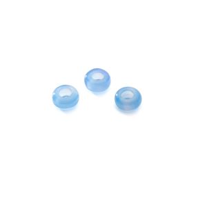 DONUT blue onyx 2,9x6 mm GAVBARI, semi-precious stone