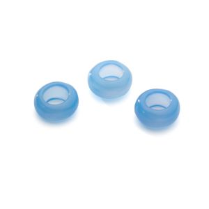 DONUT blue onyx 5x10 mm GAVBARI, semi-precious stone