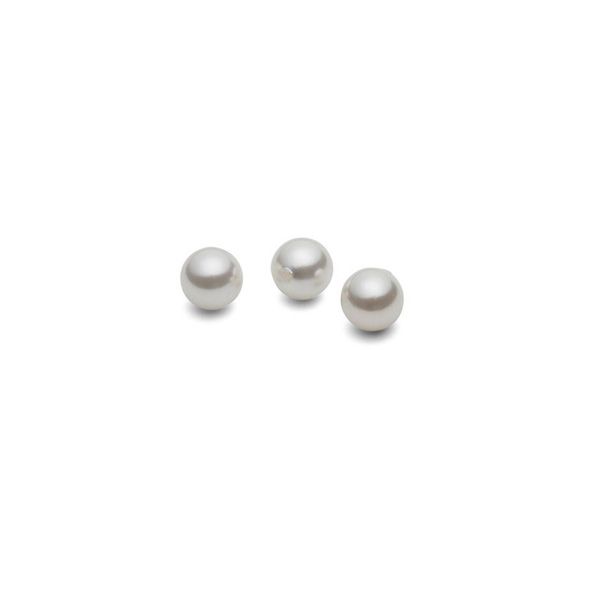 Round natural pearls 4 mm with 1 holes, GAVBARI PEARLS 1H
