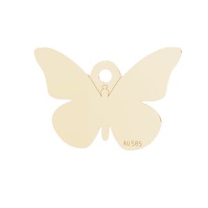 Butterfly pendant*gold 585*LKZ14K-50113- 0,30 9,3x13,9 mm