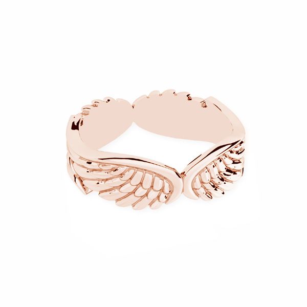 Wings ring, sterling silver 925*RING OWS-00102 5,5x18,9 mm S (11,13,15)
