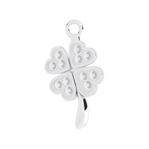 Clover pendant, silver 925, OWS-00167 11,4x21,5 mm ver.1