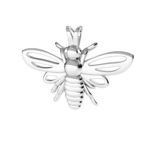 Bee pendant, sterling silver 925, ODL-00628 16,6x21,5 mm