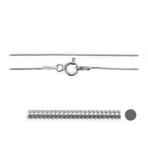SNAKE 015 (38-60 cm), snake chain stering silver