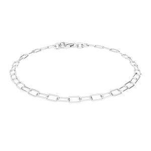 AFL 070 19 cm, Paperclip chain, sterling silver 925