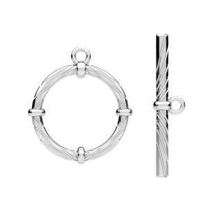Toggle clasp set*sterling silver 925*ZAM 5 SET (ODL-01170 + ODL-01169)