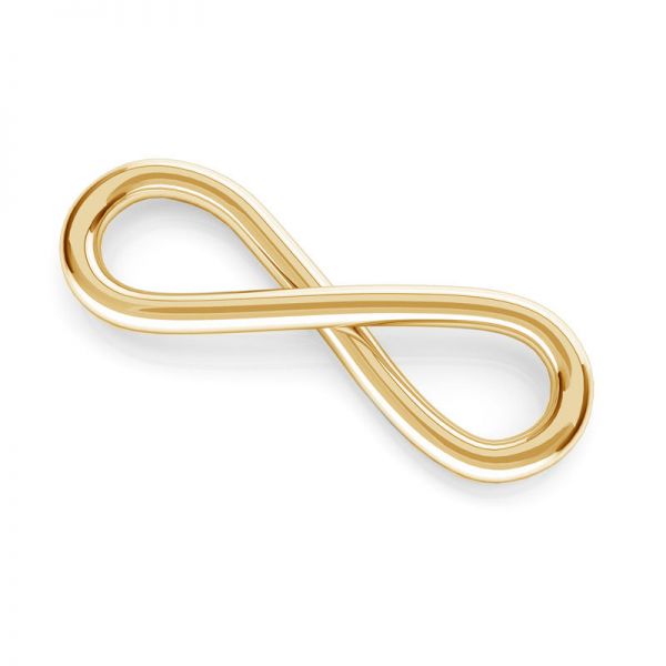 Infinity sign pendant connector*gold 585*INFINITY 21 1,1x6,5x18 mm