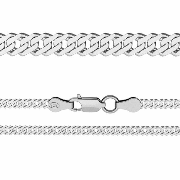 Rombo chain 0,6 cm*sterling silver 925*RD 100 6L (38 cm)