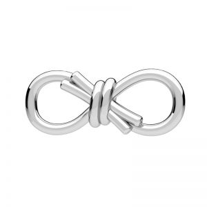 Infinity sign pendant*sterling silver 925*ODL-01156 6,4x16,2 mm