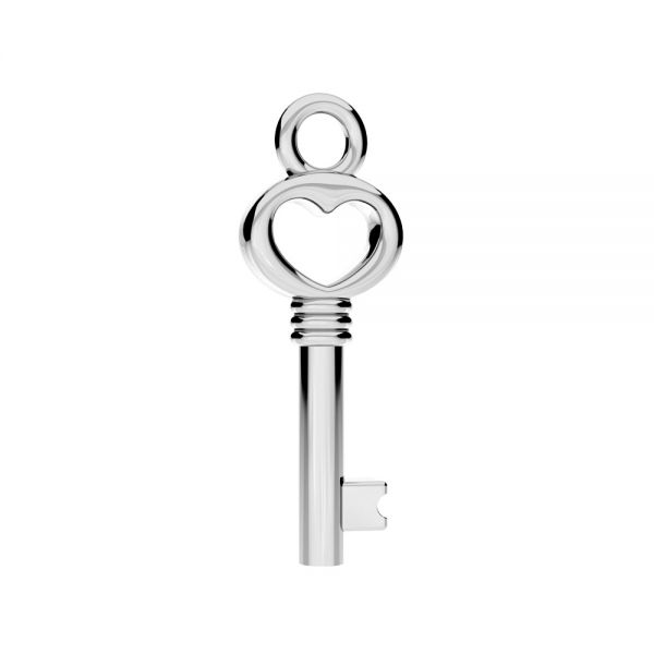 Key pendant, sterling silver 925, ODL-01167 6,4x18,5 mm