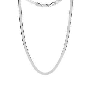 Flat snake chain*sterling silver 925*MAG 030 40 cm