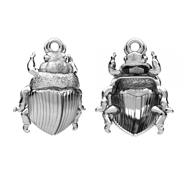 Sterling silver hot sale scarab pendant