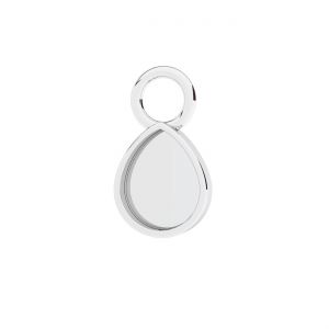Pendant - setting for teardrop stone*sterling silver 925*CON1 ODL-01000 6,2x11,5 mm