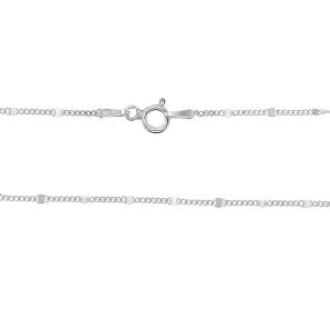 Grumetta chain federing clasp*sterling silver 925*M/G035 F0,5 40 cm
