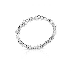 Balls ring*sterling silver 925*ODL-01304 1,7x2,4 mm R-13