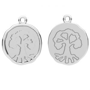 Tree of life pendant, resin base*sterling silver*CON-1 ODL-01347 16,7x19,4 mm