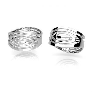 Round ring, sterling silver 925*RING OWS-00340 11,3x21 mm R-18