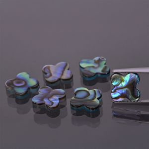 Clover shell Paua 10x10 MM