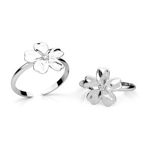 Universal ring - cat with yarn*sterling silver AG 925*U-RING OWS-01173 12,5x20 mm