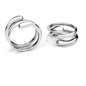 Universal ring - drops*sterling silver AG 925*U-RING OWS-01178 16,5x20,8mm