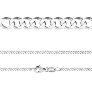 Curb chain 0,2 cm*sterling silver 925*PD 70 40 cm
