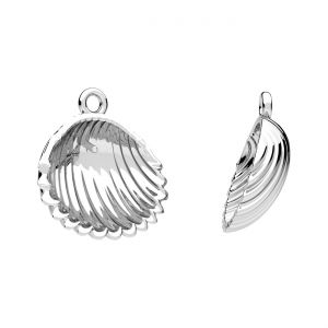Shell pendant pearls base*sterling silver AG 925*CON-1 ODL-01620 15,7x17 mm