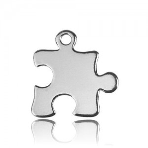 Pendant - puzzle*sterling silver AG 925*BL 243 - 0,4 mm