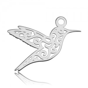 Openwork pendant - hummingbird*sterling silver AG 925*BL 275 - 0,8 mm