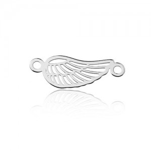 Openwork connector pendant - wing*sterling silver AG 925*BL 554 - 0,4 mm