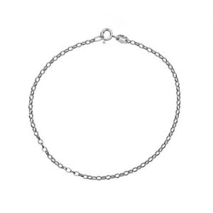 Rolo bracelet*sterling silver AG 925*R034B - 18 cm