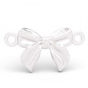 Connector pendant - bow*sterling silver AG 925*S-CHARM 831