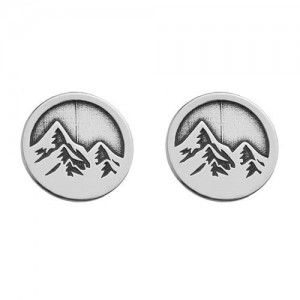 Stud earring - mountains*sterling silver AG 925*SZ 92  