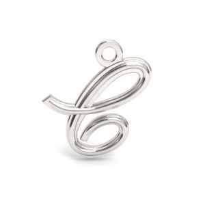 Pendant - decorative letter C*sterling silver AG 925*LETTER C