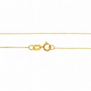 Gold chain Ankier type with clasp*gold AU 375*SG9K-AD 020 45 cm