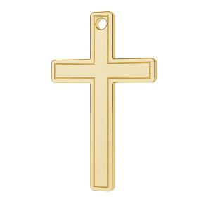 Cross pendant gold 14K LKZ-00027 - 0,30 mm